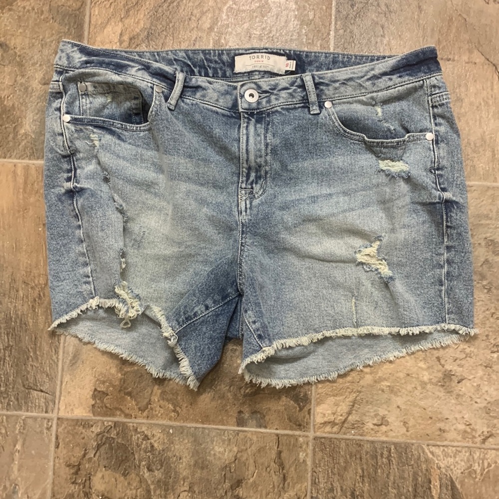 Torrid Midrise Jean Shorts